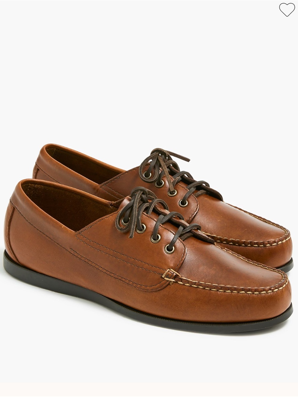 Brand new in box! JCrew Camp Shoe- Men’s Leather Shoes in Chipmunk Brown.